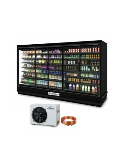 KONARK-8R (F&FG) Remote Design 8 Feet Multi Deck Freezer without Glass and With Glass Option